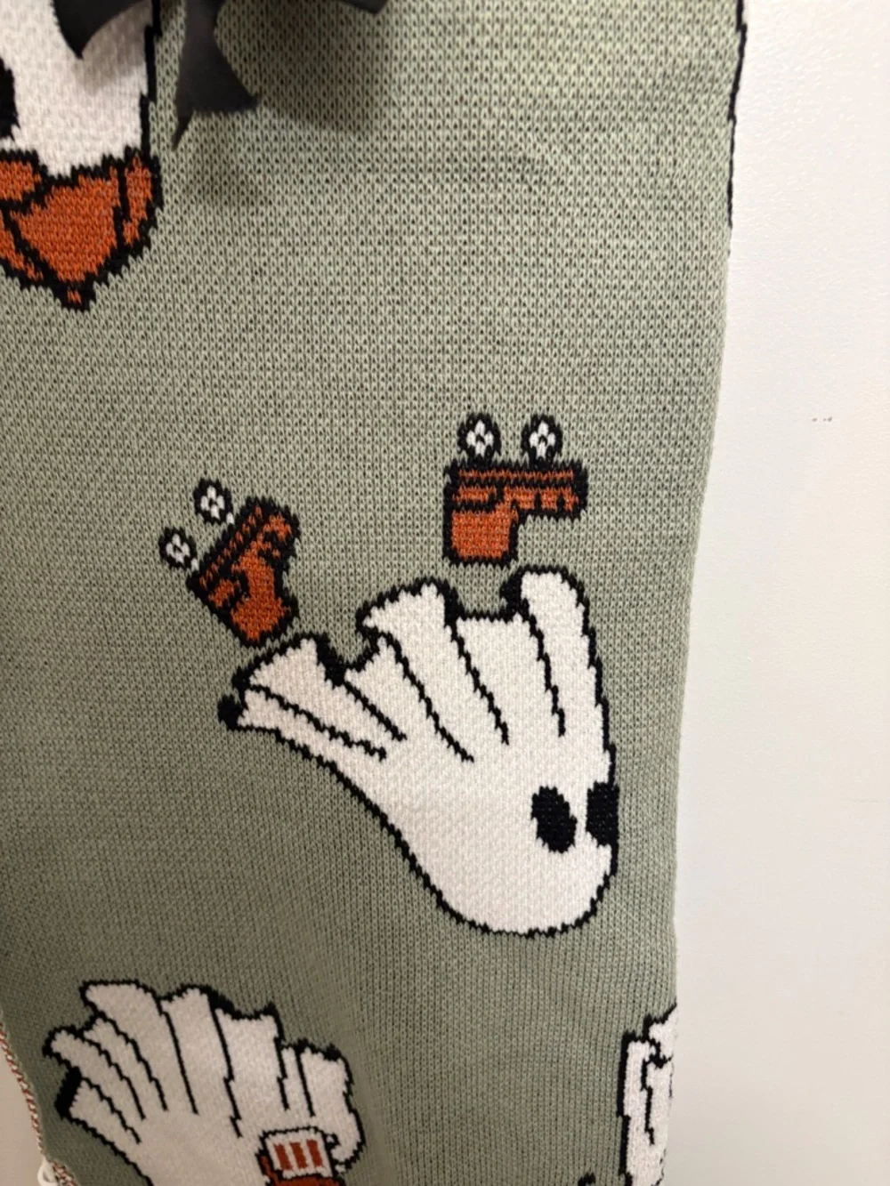 VIRAL Goblin & Ghoul Ghost Decorative Throw - Sage Green skates, coffee, music